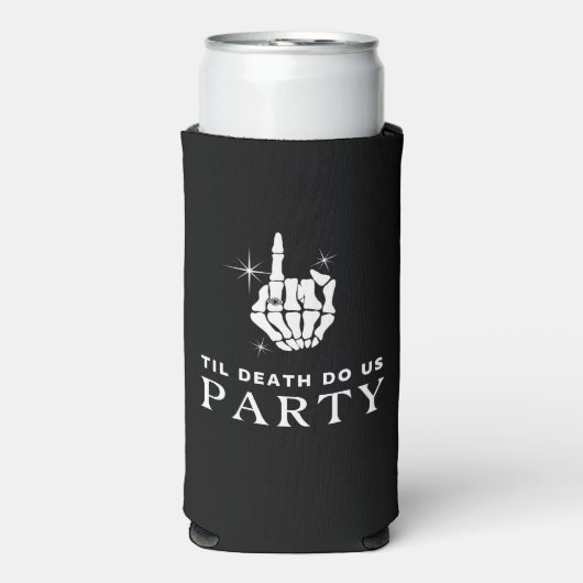 Til Death Do US Party Bachelorette Party Seltzer Blikjeskoeler (Seltzer Voorkant)