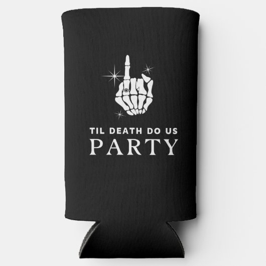Til Death Do US Party Bachelorette Party Seltzer Blikjeskoeler (Voorkant)