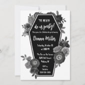 Til Death Do us Party, Bloemen vrijgezellenfeest Kaart (Voorkant)