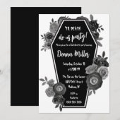 Til Death Do us Party, Bloemen vrijgezellenfeest Kaart (Voorkant / Achterkant)