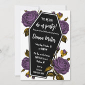 Til Death Do us Party, Bloemen vrijgezellenfeest Kaart (Voorkant)