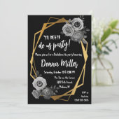 Til Death Do US Party, bloemenvrijgezellenfeest Kaart (Staand voorkant)