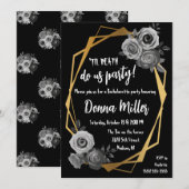 Til Death Do US Party, bloemenvrijgezellenfeest Kaart (Voorkant / Achterkant)