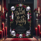Til Death Do Us Party Gothic Vrijgezellenfeest Kaart