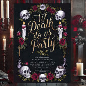 Til Death Do Us Party Gothic Vrijgezellenfeest Kaart