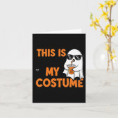 Til Death Do Us Party Grappig Skelet Halloween Che Kaart (Gele Bloem)