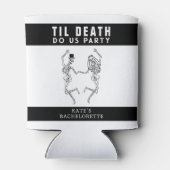 Til Death Do US Party Skelet Paar Bachelorette Blikjeskoeler (Achterkant)
