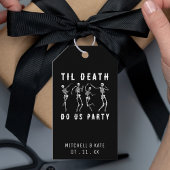 Til Death Do US Party Skeleton Bachelorette Party Cadeaulabel
