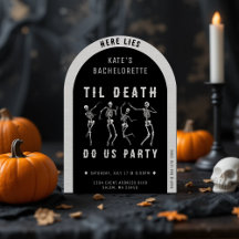 Til Death Do US Party Skeleton Bachelorette Party