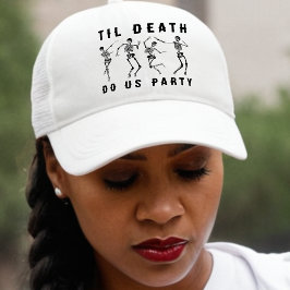 Til Death Do US Party Skeleton Bachelorette Party Trucker Pet
