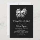 Til Death Do Us Party Uitnodiging voor bruidsdouch (Voorkant)