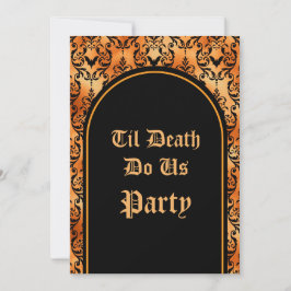 Til Death Do Us Party Uitnodiging voor Halloween