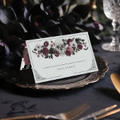 Til Death Do US Party Waterverf Schedel Bruiloft Plaatskaartje