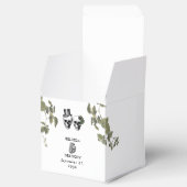 Til Death Gothic Heart Floral Skulls Bruiloft Bedankdoosjes (Geopend)