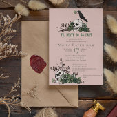 Til Death Gothic Irish Floral Skull Vrijgezellenfe Kaart