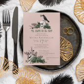 Til Death Gothic Irish Floral Skull Vrijgezellenfe Kaart