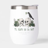 Til Death Gothic St Patricks Day Bloemenschedel (Links)