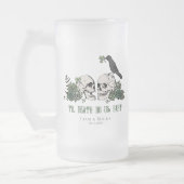 Til Death Gothic St Patricks Day Bloemenschedel Matglas Bierpul (Links)