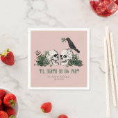 Til Death Gothic St Patricks Day Bloemenschedel Servet (Insitu)