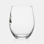 Til Death Gothic St Patricks Day Bloemenschedel Wijnglas Zonder Voet (Links)