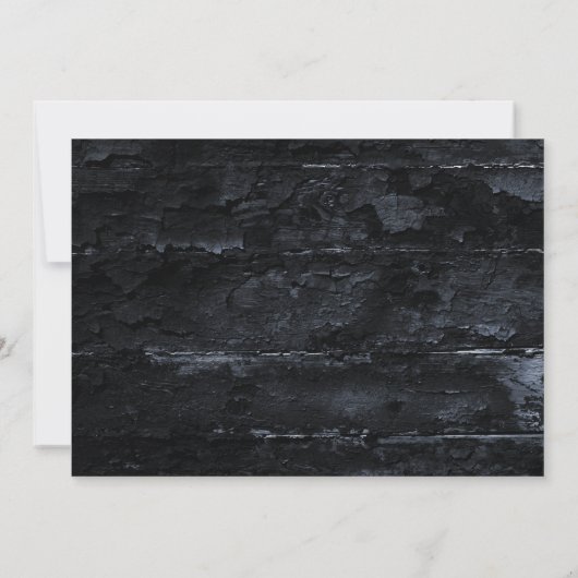 Til Death Gothic Weddenschap Save the Date (Achterkant)