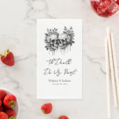 Til Death Halloween bruiloft servet (Insitu)