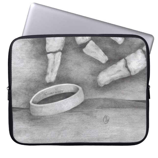 "Til Death" Laptop Sleeve (Voorkant)