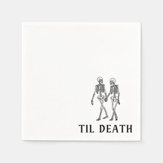 Til Death Napkins Servet (Voorkant)