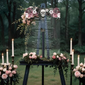 Til Death Skelet Gotische Bruiloft Zitgrafiek Acryl Bord