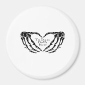 Til Death - Skelet Hart Handen Magneet (Voorkant)