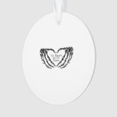Til Death - Skelet Hart Handen Ornament (voorkant)