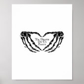 Til Death - Skelet Hart Handen Poster (Voorkant)