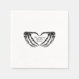 Til Death - Skelet Hart Handen Servet