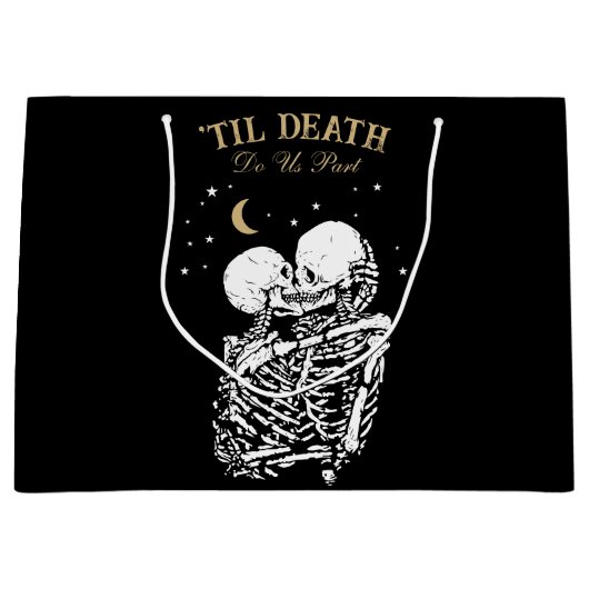 Til Death Skelet Liefhebbers Tarot Kaart Gothic Br Groot Cadeauzakje (Voorkant)