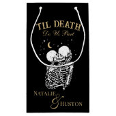 Til Death Skelet Liefhebbers Tarot Kaart Gothic Br Klein Cadeauzakje (Achterkant)