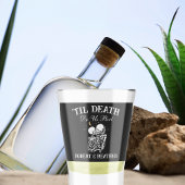 Til Death Skelet Liefhebbers Tarot Kaart Gothic Br Shot Glas