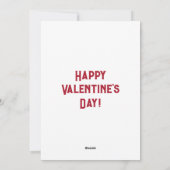 Til Death Skeleton Happy Valentine's Day Feestdagenkaart (Achterkant)