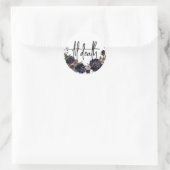 Til Death Wedding Envelope Seals Ronde Sticker (Tas)