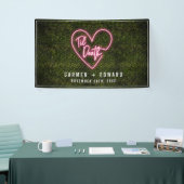 Til Death Wedding Neon Heart Banner (Beurs)