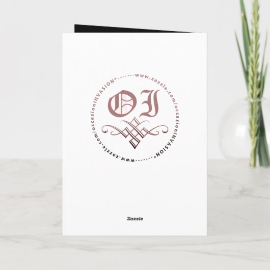 'til doet de dood ons deel feestdagen kaart (Achterkant)