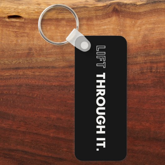 Til door het  retro sleutelhanger (Voorkant)