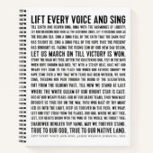 Til Elk Stem- en Sing Poetry Journal op Notitieboek (Voorkant)