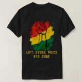 Til elke stem en Sing Beweging op T-shirt (Design voorkant)