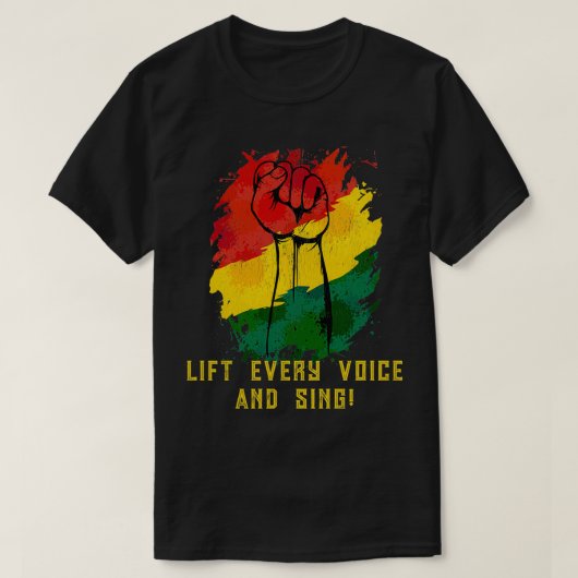 Til elke stem en Sing Beweging op T-shirt (Design voorkant)