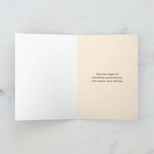 Til elke stem op | Black Holiday Greeting Kaart (Binnen)