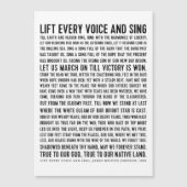 Til elke stem op en zing een zwart geschiedenisged (Voorkant)