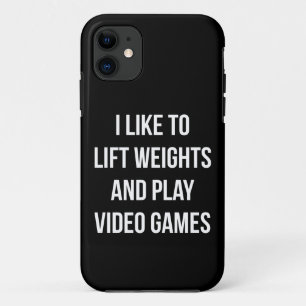 Til gewichten op en speel videogames - Gaming Work Case-Mate iPhone Case