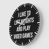Til gewichten op en speel videogames - Gaming Work Grote Klok (Hoek)