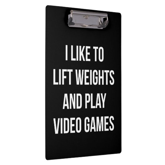 Til gewichten op en speel videogames - Gaming Work Klembord (Rechts)