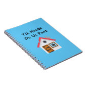 Til House doet ons onderdeel Lichte kleur Notitieboek (Rechterzijde)